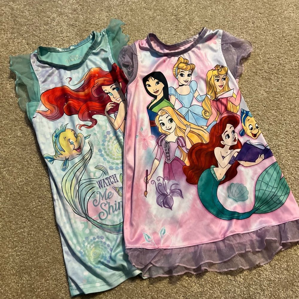 Disney princess nightgown set